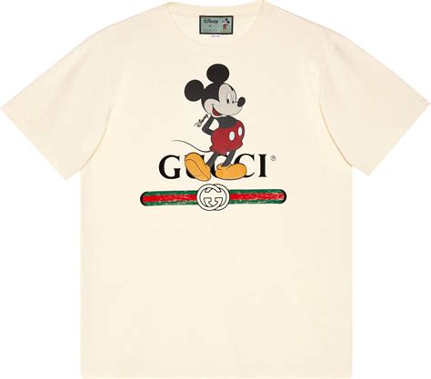 t shirt gucci homme mickey|Gucci x Disney 2020 Mickey Mouse T.